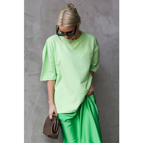 Madmext T-Shirt - Green - Oversize Cene