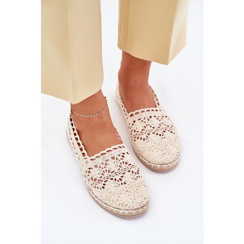 Boto Lace Women's Beige Espadrilles Adelira Cijene