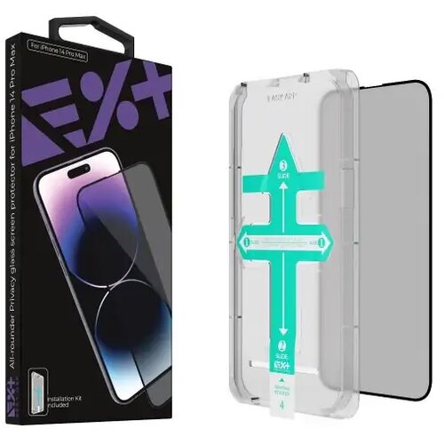 Next One All-Rounder Privacy Glass Screen Protector For iPhone 14 Pro Max (IPH-14PROMAX-PRV) Cene