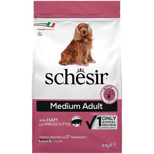 Schesir Dog Medium Adult sa &scaron;unkom - 2 x 3 kg Cijene