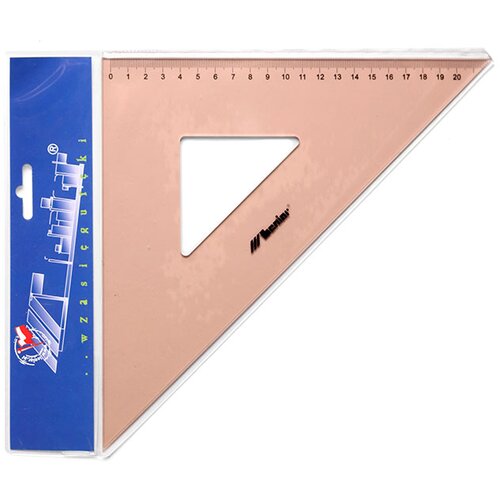 Profesionalno trikotno ravnilo LENIAR 45&amp;deg; / 32 cm (Ravnilo za tehnično) Slike
