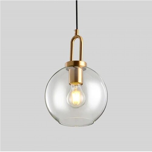 Toolight stropna viseća svjetiljka staklena kugla 20cm APP629-1CP Slike
