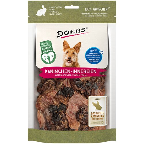 Dokas priboljški iz kunčje drobovine - Varčno pakiranje: 2 x 100 g Cene