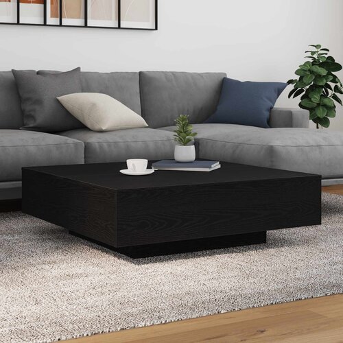  Kava Stol Crni hrast 100 x 100 x 31 cm Konstruirano drvo Slike