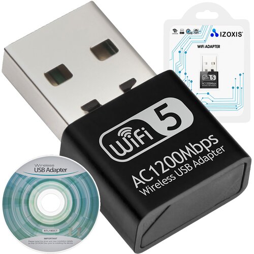  USB adapter WIFI bežična mrežna kartica 1200Mbps 5G Slike