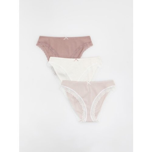 Reserved komplet 3 bikini spodnjih hlačk - ebenovina Cene