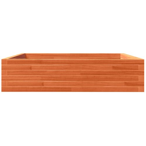  Vrtna sadilica vo&amp;scaron;tano smeđa 100x100x23 cm masivna borovina Slike
