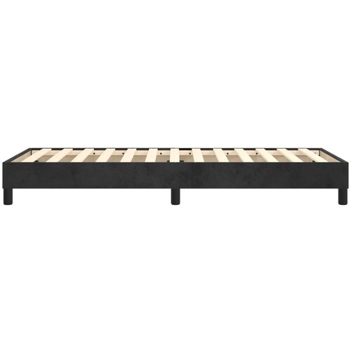  Okvir za krevet s oprugom crni 100x200 cm bar&amp;scaron;unasti Slike