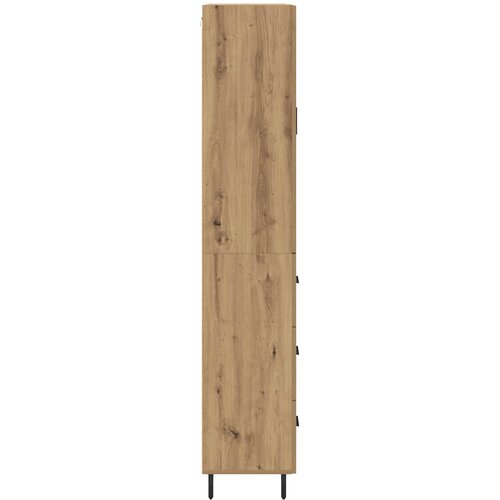  Highboard 2 kom. Umjetnički hrast 69,5 x 34 x 180 cm Slike