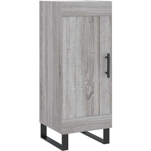 VidaXL Visoka komoda siva sonome 34 5x34x180 cm od konstruiranog drva Slike