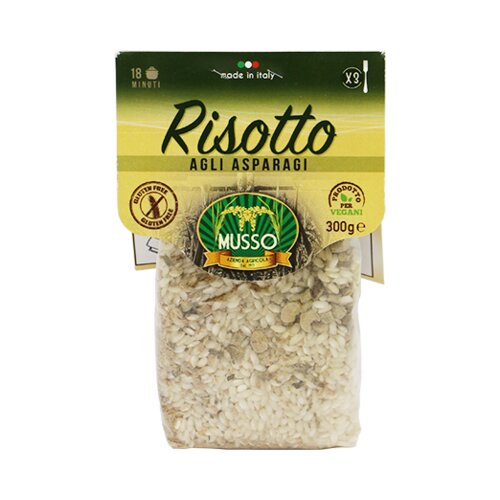 Musso špargljeva rižota Cene