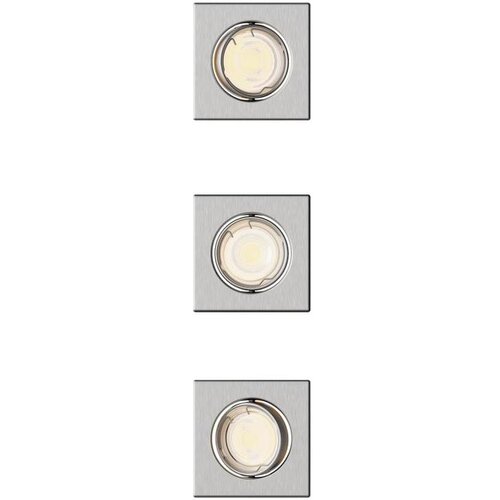 Philips set 3x ugradna svetiljka peridot 1xGU10/7W/230V srebrna Cene