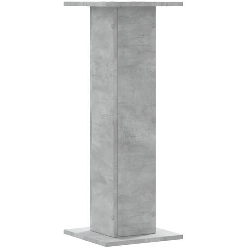  Stalci za biljke 2 kom siva boja betona 30x30x80 cm drveni Slike