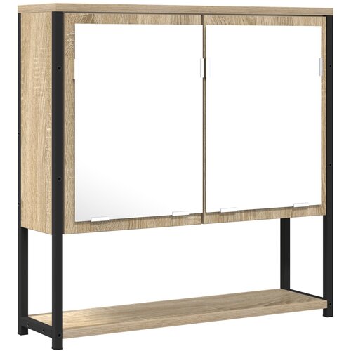 VidaXL Opečnjak za kopalnico iz sonomskega hrasta 60x16x60 cm, iz inženirskega lesa, (22040486) Slike