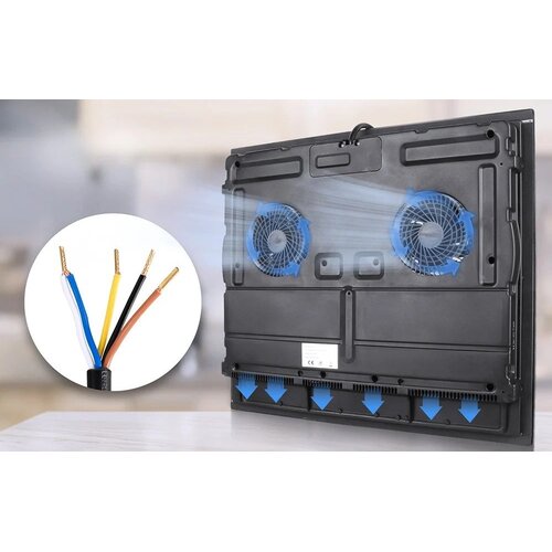 IsEasy LI3-17 &amp;ndash; Ugradbena indukcijska ploča za kuhanje s 3 zone, 5600 W, Booster funkcija, 9 razina snage, 60 cm, crna Slike