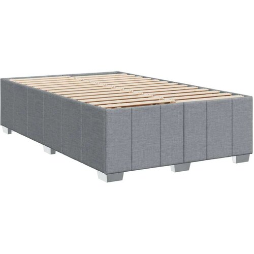 VidaXL Okvir kreveta svjetlosivi 120 x 190 cm od tkanine Slike