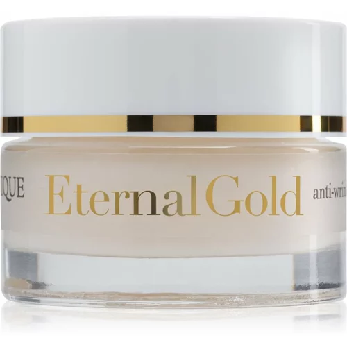 Organique Eternal Gold Anti-Wrinkle Therapy krema za predel okoli oči za korekcijo temnih kolobarjev in gub z 24-karatnim zlatom 15 ml