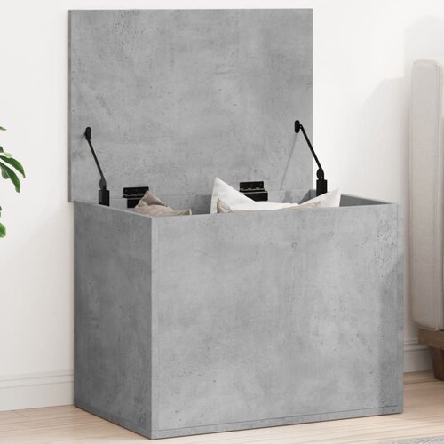 VidaXL Kutija za pohranu boja betona 60x42x46 cm konstruirano drvo Slike