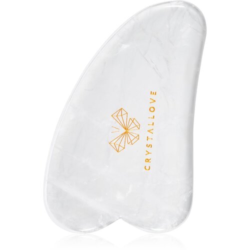 Crystallove Clear Quartz Gua Sha Plate pripomoček za masažo Cene