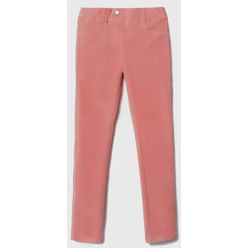 United Colors Of Benetton Dječje hlače boja: ružičasta, bez uzorka