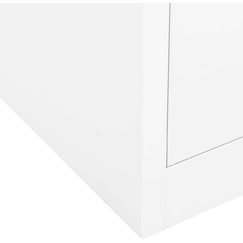 VidaXL uredski ormarić bijeli 90 x 40 x 102 cm čelični Slike