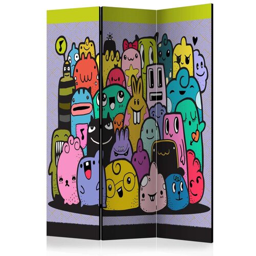  Paravan u 3 dijela - Monsters from 3rd C Grade [Room Dividers] 135x172 Cijene