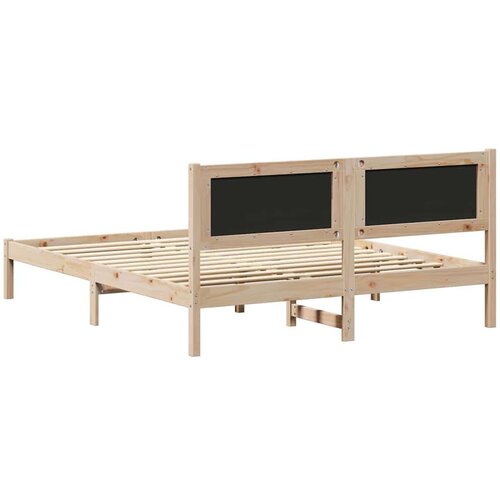  Krevetni okvir s tapiciranim uzglavljem Sivo-smeđa 150 x 200 cm Slike