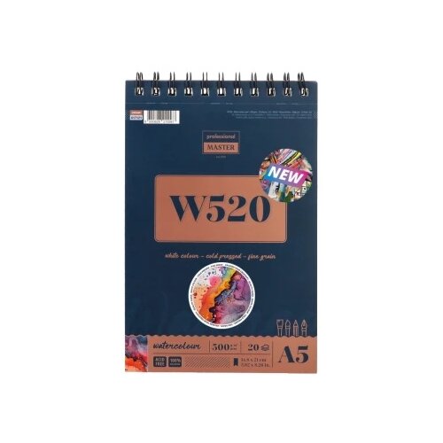 Professional master w watercolor akvarel blok sa spiralom - odaberite format w520 - 300g - 20 lista a5 ( 617121 ) Cene