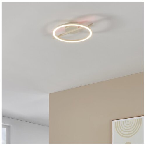 Eglo 901114 - led prigušiva stropno svetlo amandolo LED/17W/230V bela + daljinski upravljač Cene