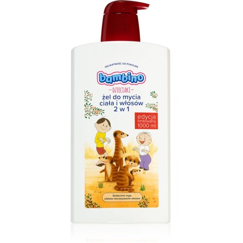 Bambino Kids Bolek and Lolek 2 in 1 šampon in gel za prhanje 2v1 za otroke Meerkats 1000 ml Cene
