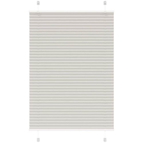 vidaXL Plisirana roleta svijetlosiva 85x150 cm širina tkanine 84,4 cm Cijene