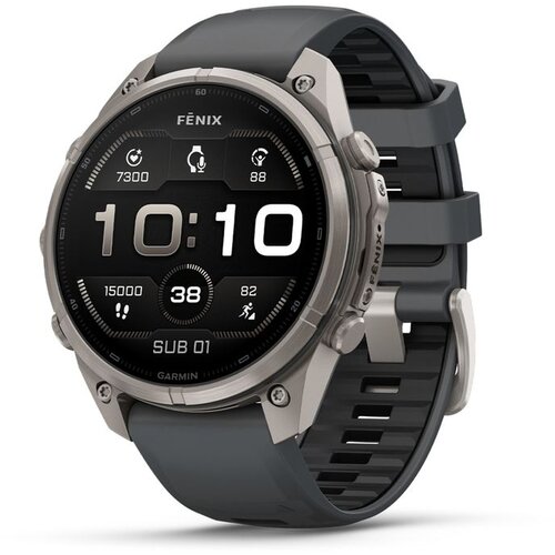 Garmin multisport GPS sat fēnix 9 Pro 47 mm, titanij, grafitno/crni silikonski remen Cijene