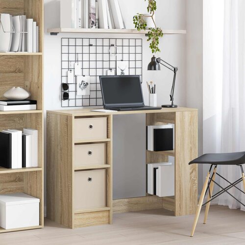  Stol s ladicama Sonoma hrast 100 x 40 x 75 cm Konstruirano drvo Cene