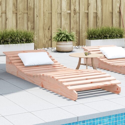 VidaXL Ležalnik 205x70x31,5 cm trden les douglas Slike