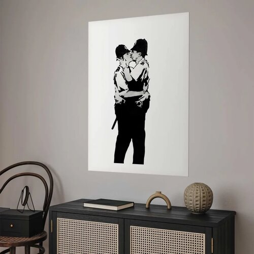  Plakat - Kissing Coppers 40x60 Bez okvira s margom Slike