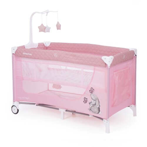 Kikka Boo krevetac Day &amp;amp; Night Pink Rabbit 2 nivoa (KKB30043) Slike