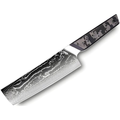  Damaskasti kuhinjski nož TA-37576 - Nakiri / Crna / Siva KP37576 Cijene