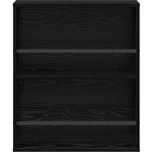  Polica za časopise Crni hrast 60 x 12 x 70 cm Konstruirano drvo Slike