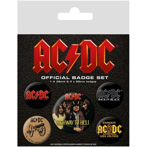 Pyramid bedževi AC/DC - Badge Pack Cene