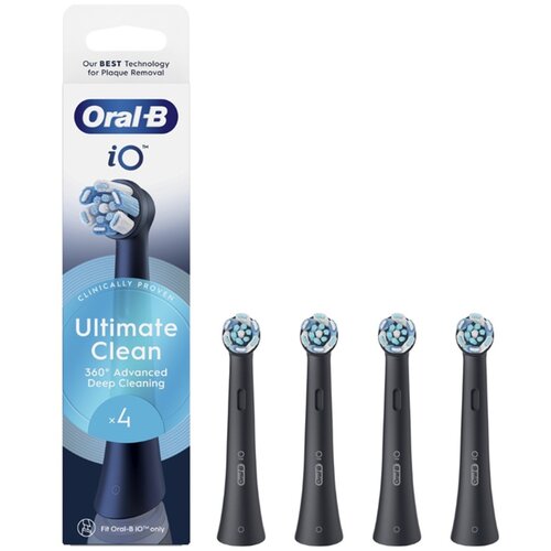 Oral-b Nadomestne glave zobne ščetke za iO Ultimate Clean, črne, 4 kosi Cene
