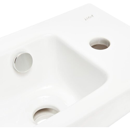 Vitra 7091-003-0029 Integra 37 x 22 cm desna izvedba keramični umivalnik z odprtino za armaturo Slike
