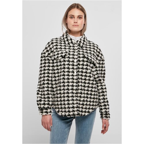 UC Ladies Ladies AOP Sherpa Overshirt blackhoundstooth Slike