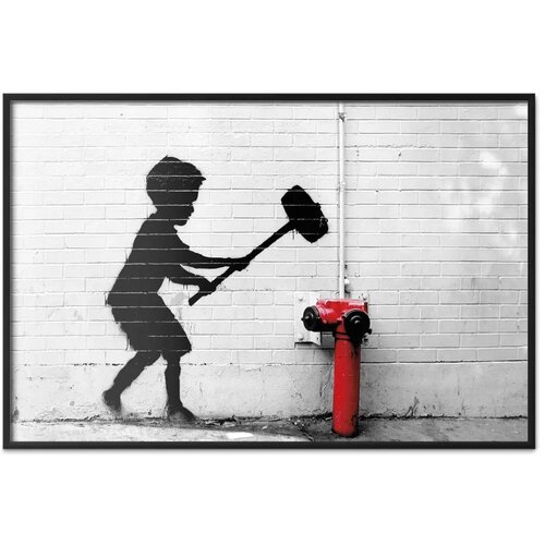  Plakat - Destroy the Fire Hydrant 42x29.7 Crni okvir Slike