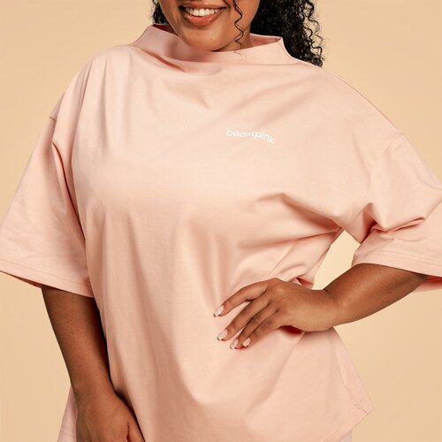 BeastPink ženska oversized majica Bliss Pink 91576 Slike