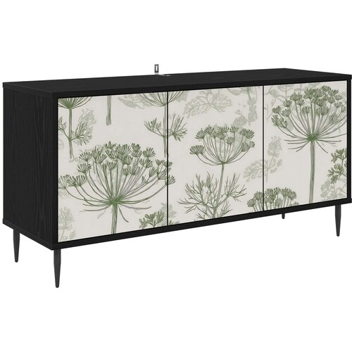  ormar GOTHA 102 x 33 x 51 cm Crni hrast Konstruirano drvo Cijene