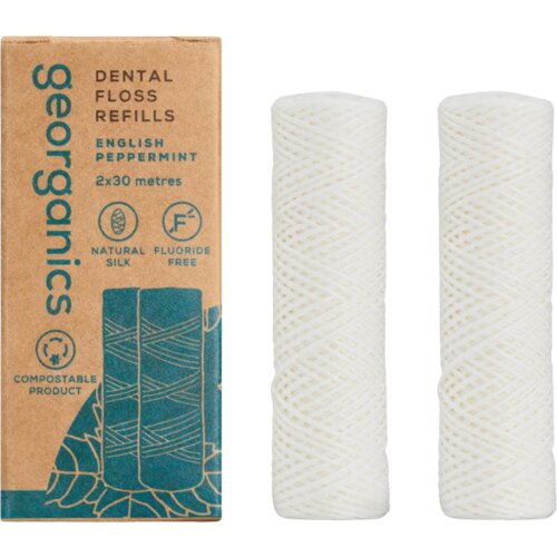Dental Floss English Peppermint - Refill 2 x 30m Slike