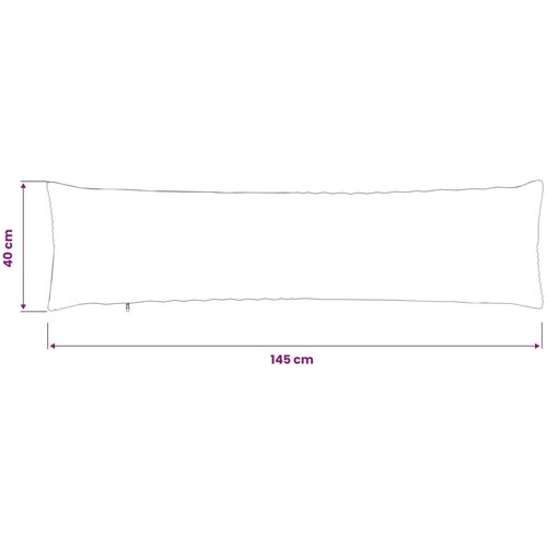  Presvlaka za jastuk ALMELO Mornarsko plava 40 x 145 cm Kord - Modra 40 x 145 cm 1 Cijene