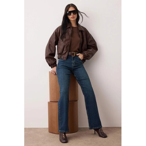 TRENDYOLMILLA ženske pantalone Twoaw26Je00084, tamnoplava-tamnoplava Cene