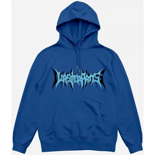 Wasted Puloverji Hoodie zorlake Modra