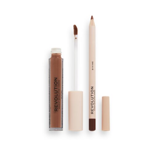 Revolution set za ustnice - Lip Contour Kit - Divine Cene